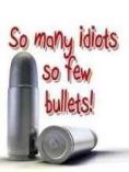 So many idiots so few bullets