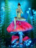 Red Toadstool Fantasy Fairy