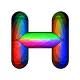 H (Multi colour)