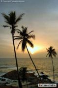 Sunset at Vagator Beach in Goa1