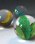Decorated marbles