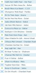 Shamshad begum songs list