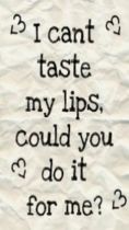 Lips taste