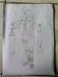 Drawing of sasuke