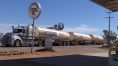 triple road train fuel tanker 16 axles and 56 meters long :)