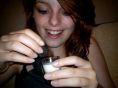 i had a miniture moment with milk and oreos :D
