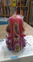 the candle i made :D