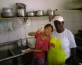Thats another cook and and co-worker, laurencia and sushi