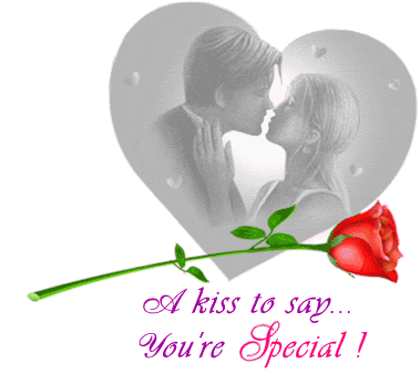 a kiss to say your special