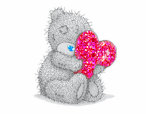 Bling heart teddy