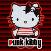 Hello Kitty punk-animated