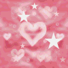 red star hearts