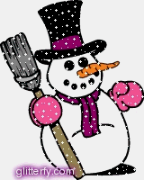 purple snowman