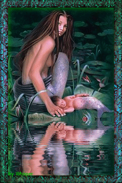 Mother & Baby Mermaid