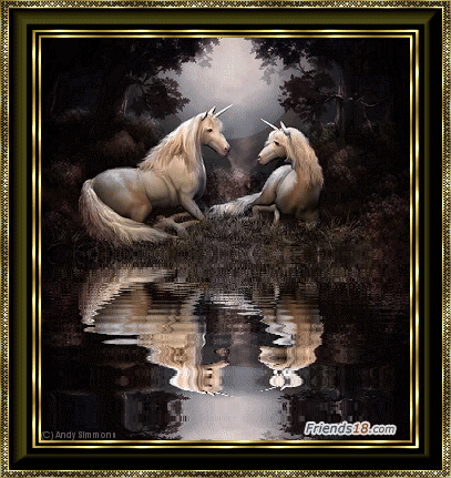 Moonlit Unicorn Lake