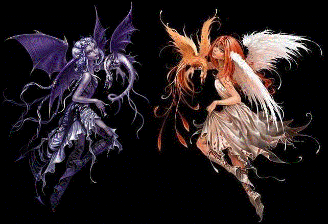 Demon Fairy & Fire Angel