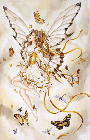 Gold Fairy Wing