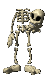 Skeleton With Skull In Its Hand
