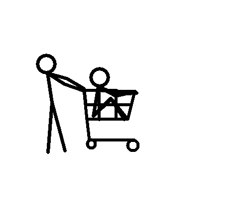 shopping cart crash