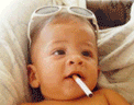 Baby smokin