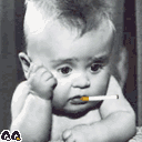 Baby smoke   gif