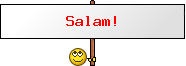 My Created Smiley (Salam)