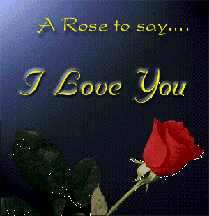 A rose 2say i luv u