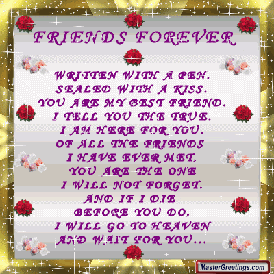 friends 4ever/written with...