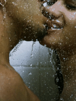 lip bite during showr