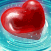floating heart