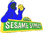 sesame street sign plus cookie monster