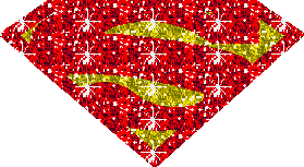 sparkly superman logo (gif)