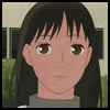 girl blinking anime gif