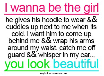 i wanna be the girl