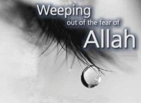 weeping out of the fear o