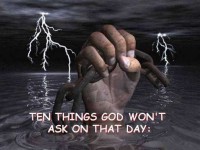 10 Things God Wont Ask