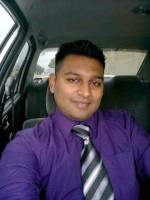 me in purple tie