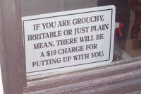 for the grouchy people