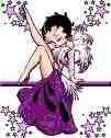 Betty boop purple dance d