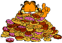 Garfield in huge pil