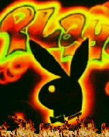 Flame playboy bunny