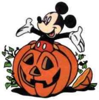 Mickey in pumpkin