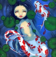 Koi Pond Mermaid