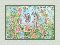 Unicorn In Roses