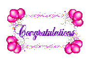 Purple Congrats Pink