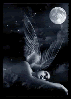 Fallen Angel In Moon