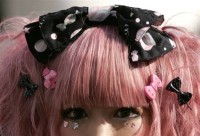 Black And Pink Bows
