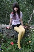 Yellow tights