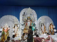 durga puja in my locality