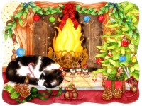 Christmas Cat & Mice